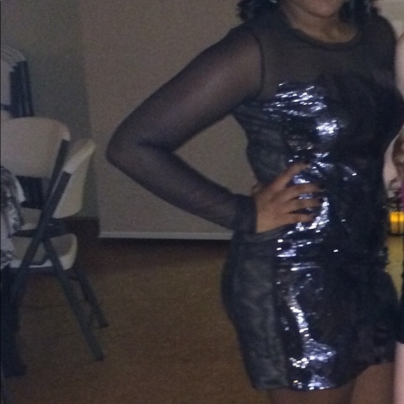 BCBG Sequin Bodycon Dress - Picture 2 of 2